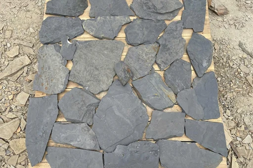 Đá rối slate đen Lai Châu lát nền